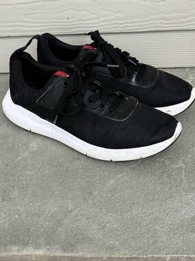Prada Milano Black Logo Runners 🔥
